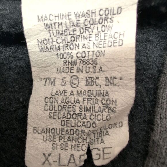 Rare Joe Rogan Fear Factor NBC Experience Black Hooded Sweatshirt XL Vintage Y2K - Picture 6 of 10